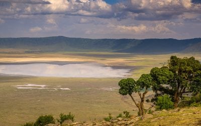 The Ngorongoro Crater in Tanzania