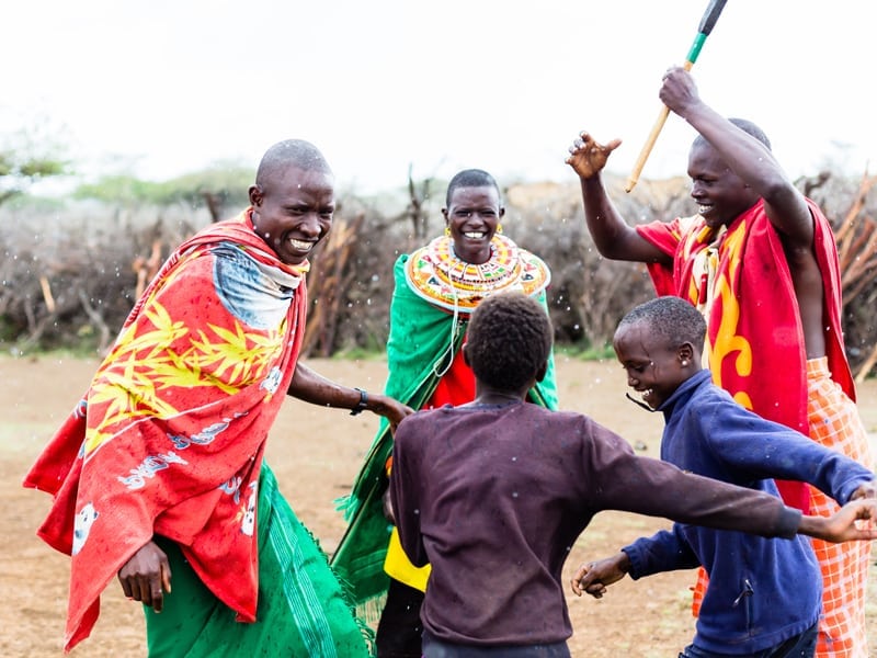 The Maasai People in Africa